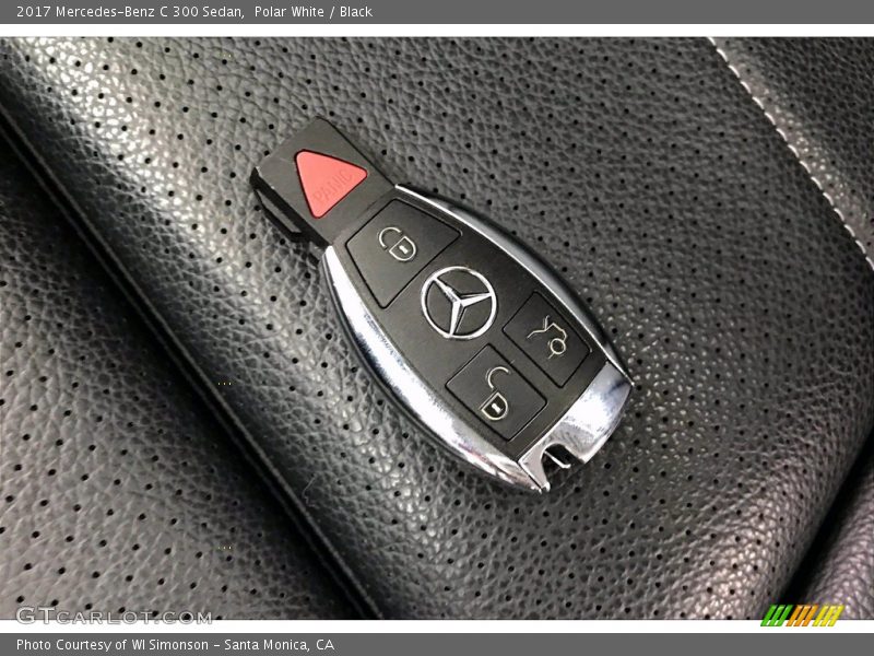 Polar White / Black 2017 Mercedes-Benz C 300 Sedan