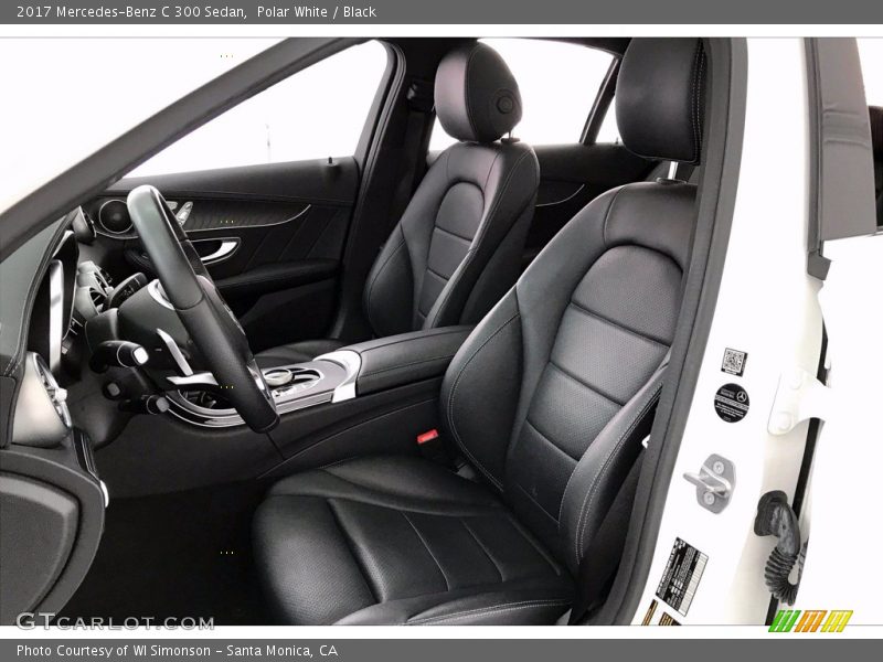 Polar White / Black 2017 Mercedes-Benz C 300 Sedan