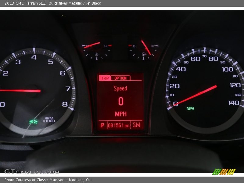 Quicksilver Metallic / Jet Black 2013 GMC Terrain SLE