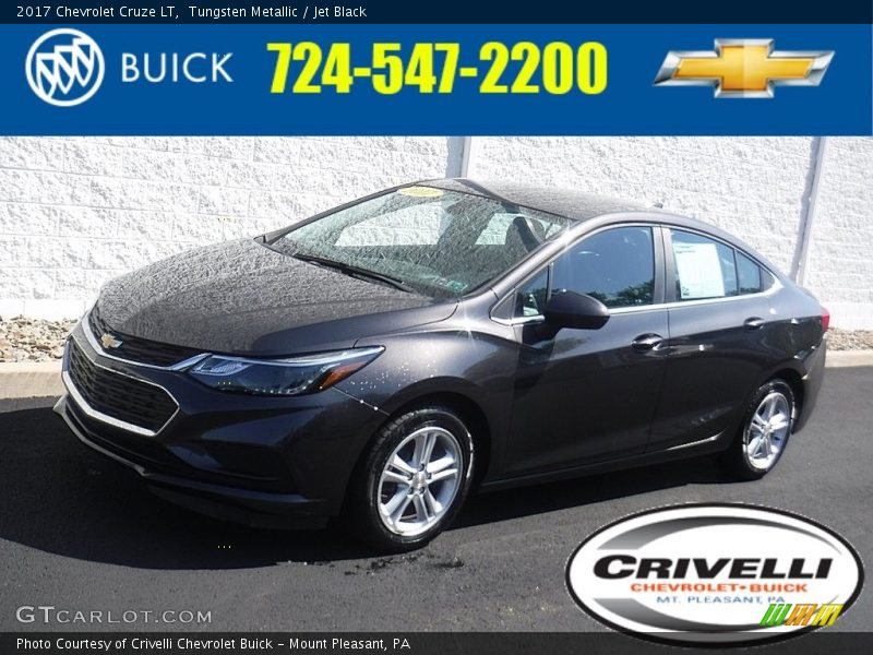 Tungsten Metallic / Jet Black 2017 Chevrolet Cruze LT