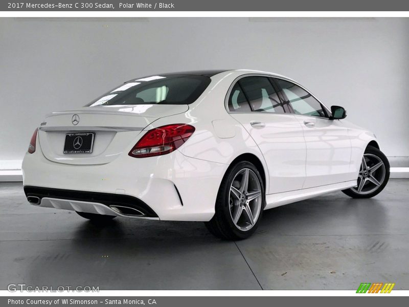 Polar White / Black 2017 Mercedes-Benz C 300 Sedan