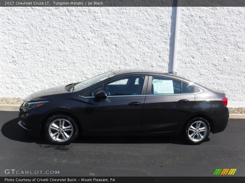 Tungsten Metallic / Jet Black 2017 Chevrolet Cruze LT