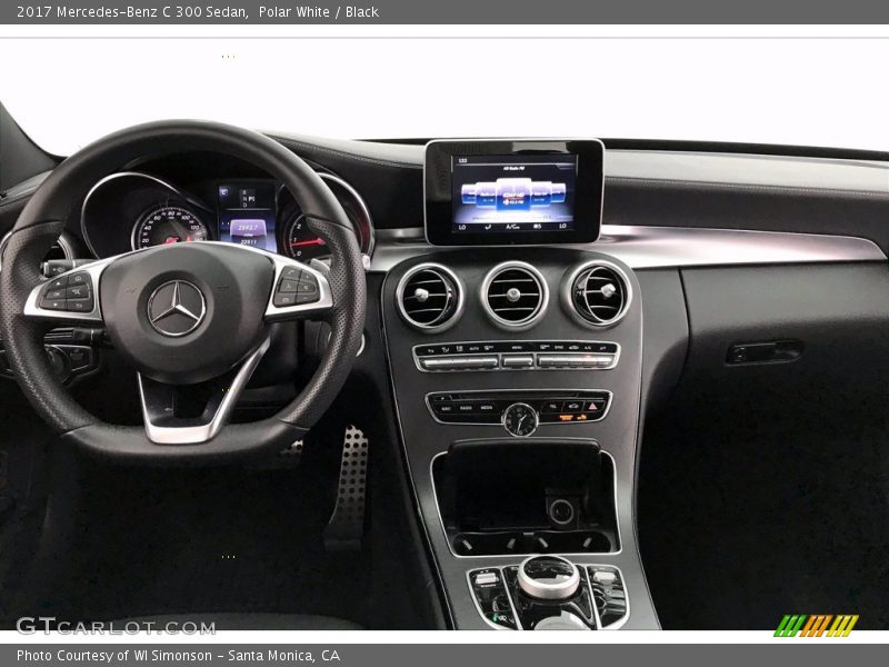 Polar White / Black 2017 Mercedes-Benz C 300 Sedan
