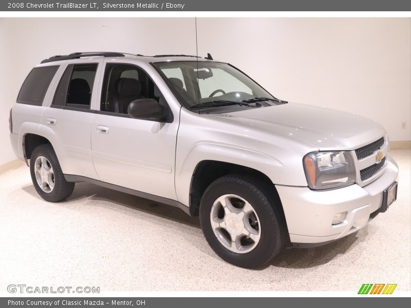 Silverstone Metallic / Ebony 2008 Chevrolet TrailBlazer LT