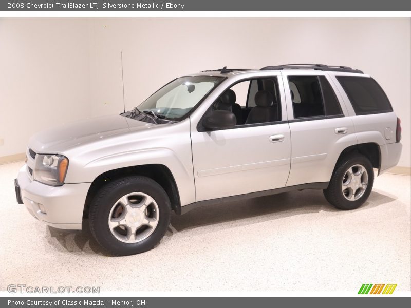 Silverstone Metallic / Ebony 2008 Chevrolet TrailBlazer LT