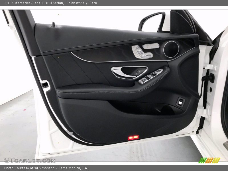 Polar White / Black 2017 Mercedes-Benz C 300 Sedan