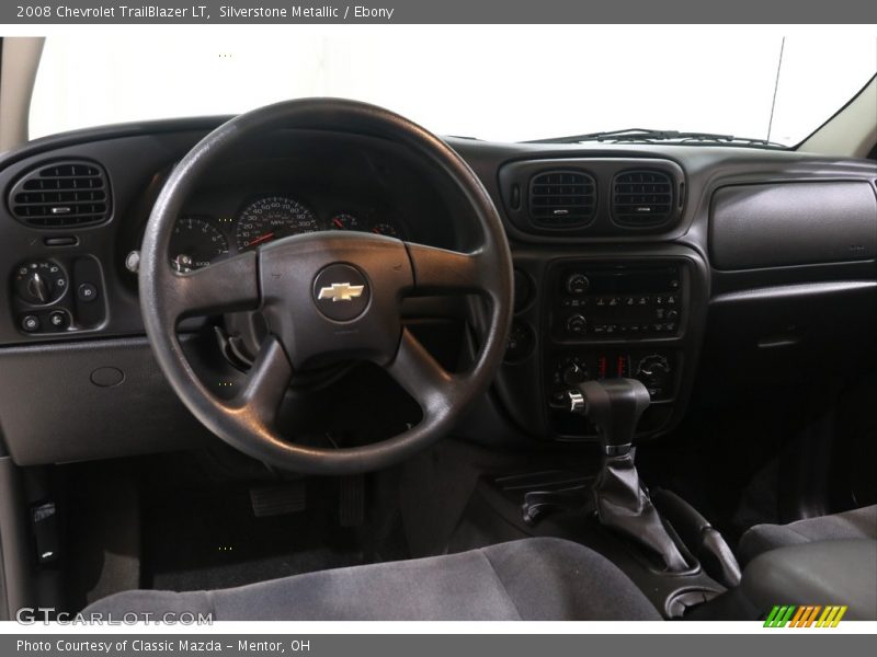Silverstone Metallic / Ebony 2008 Chevrolet TrailBlazer LT