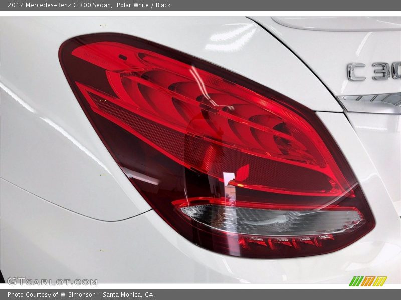 Polar White / Black 2017 Mercedes-Benz C 300 Sedan