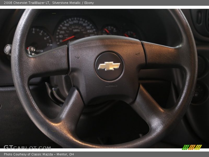Silverstone Metallic / Ebony 2008 Chevrolet TrailBlazer LT