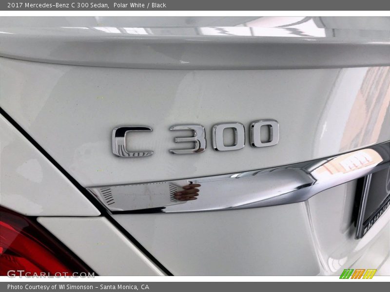 Polar White / Black 2017 Mercedes-Benz C 300 Sedan
