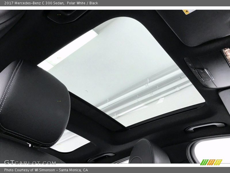 Polar White / Black 2017 Mercedes-Benz C 300 Sedan