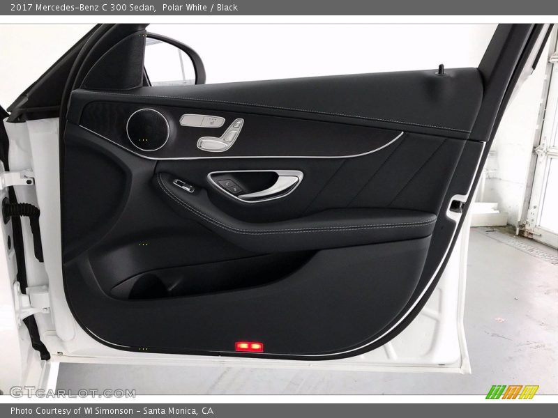 Polar White / Black 2017 Mercedes-Benz C 300 Sedan