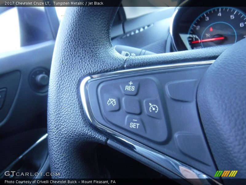 Tungsten Metallic / Jet Black 2017 Chevrolet Cruze LT