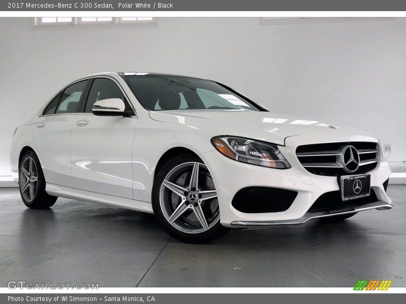 Polar White / Black 2017 Mercedes-Benz C 300 Sedan