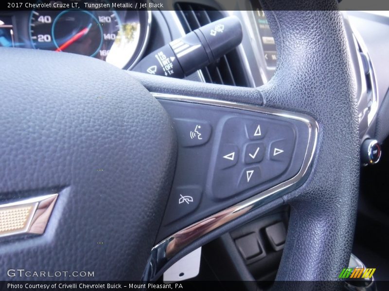 Tungsten Metallic / Jet Black 2017 Chevrolet Cruze LT