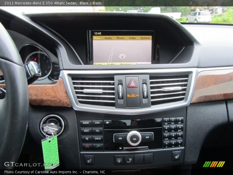 Black / Black 2011 Mercedes-Benz E 350 4Matic Sedan