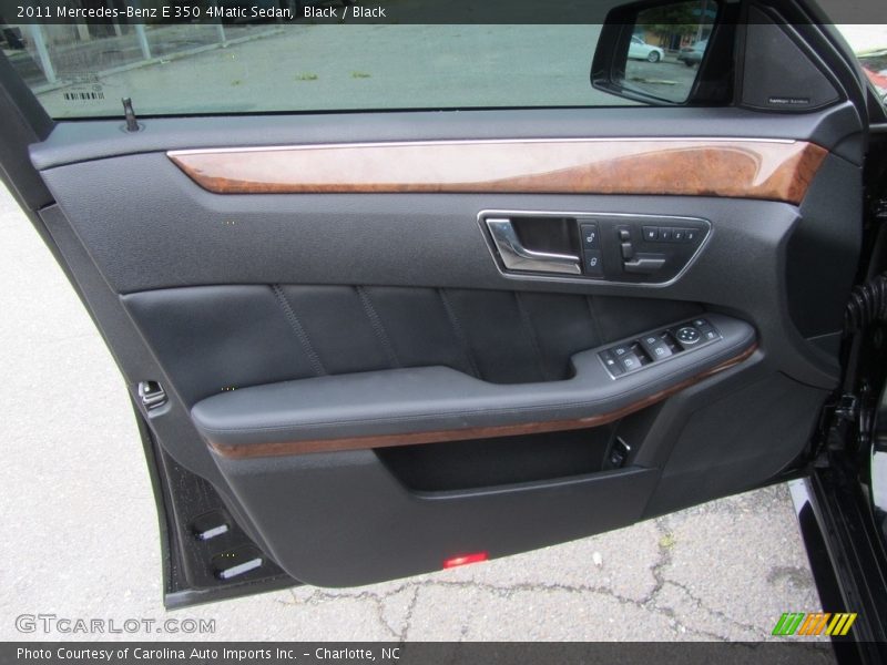 Black / Black 2011 Mercedes-Benz E 350 4Matic Sedan
