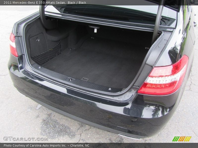 Black / Black 2011 Mercedes-Benz E 350 4Matic Sedan