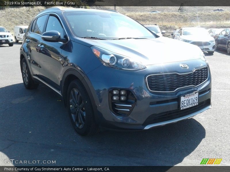 Pacific Blue / Gray 2019 Kia Sportage EX