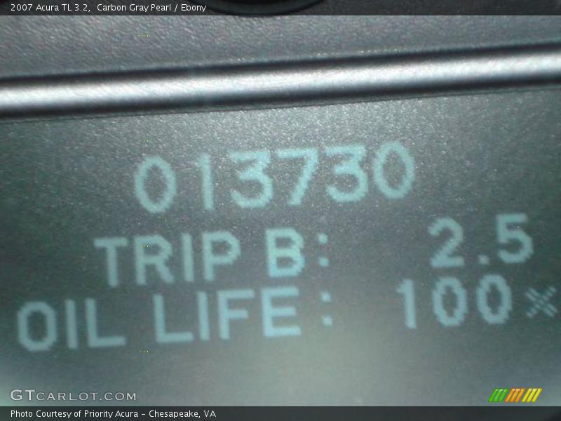 Carbon Gray Pearl / Ebony 2007 Acura TL 3.2