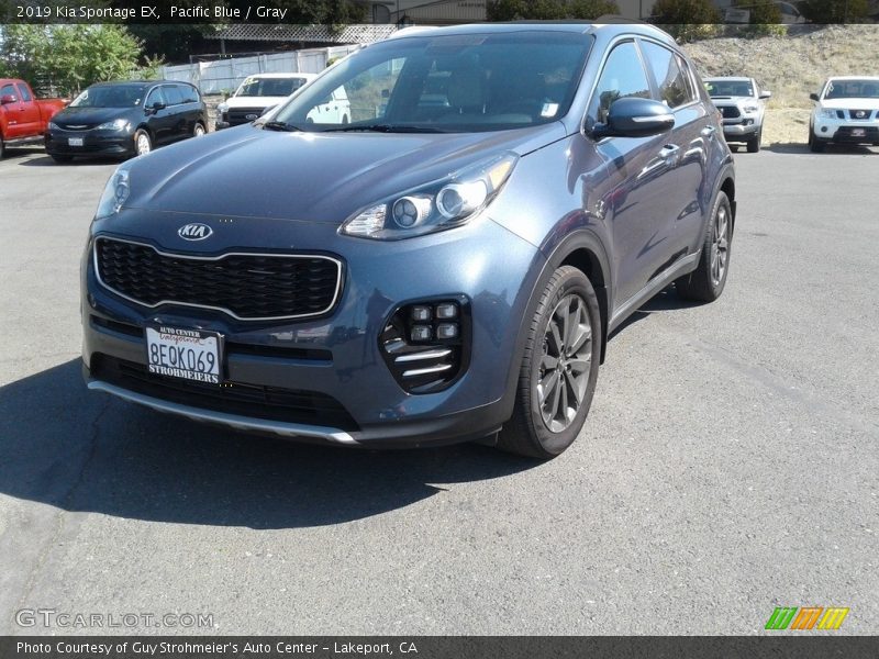Pacific Blue / Gray 2019 Kia Sportage EX