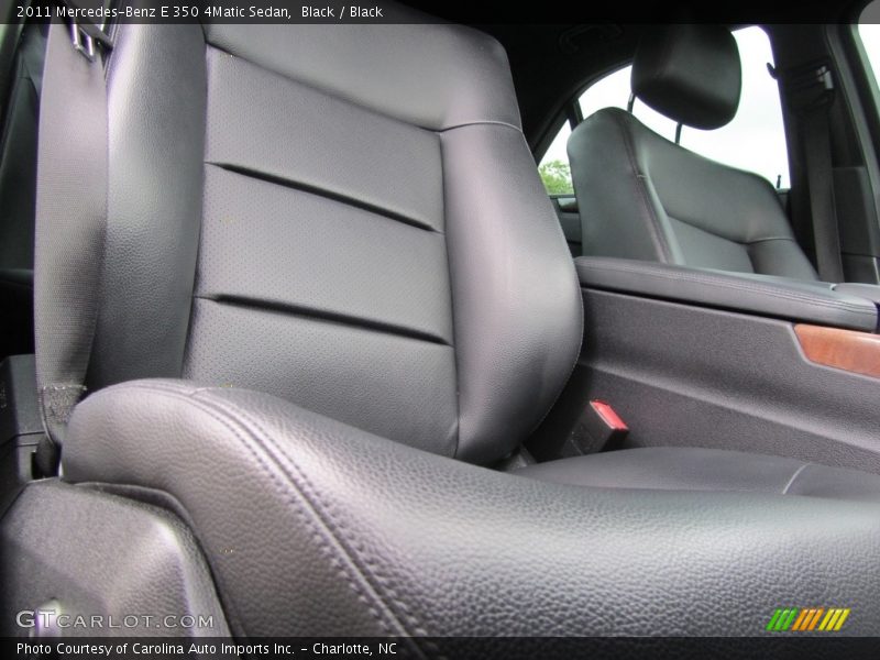 Black / Black 2011 Mercedes-Benz E 350 4Matic Sedan