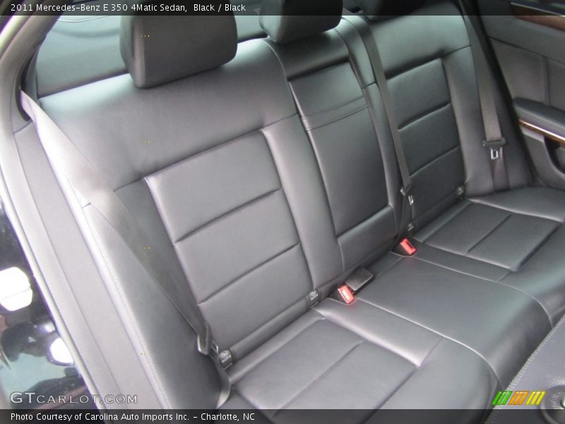 Black / Black 2011 Mercedes-Benz E 350 4Matic Sedan