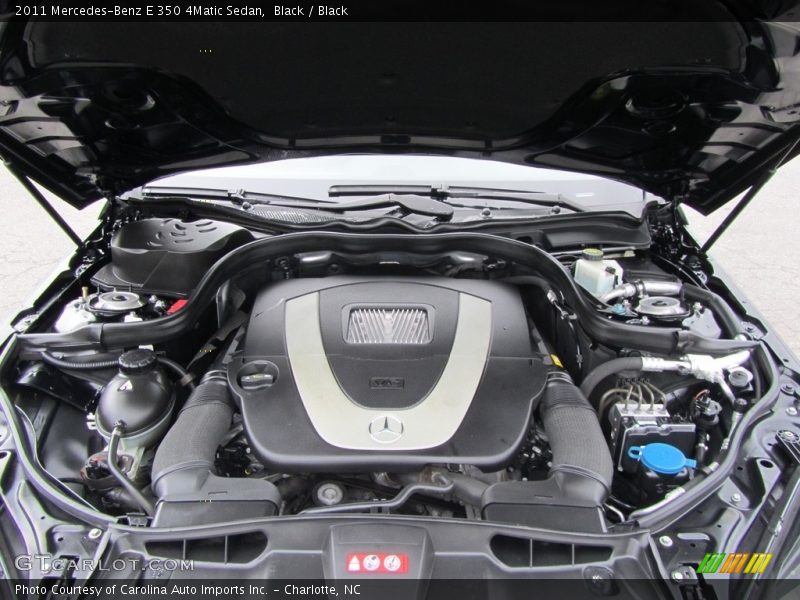 Black / Black 2011 Mercedes-Benz E 350 4Matic Sedan