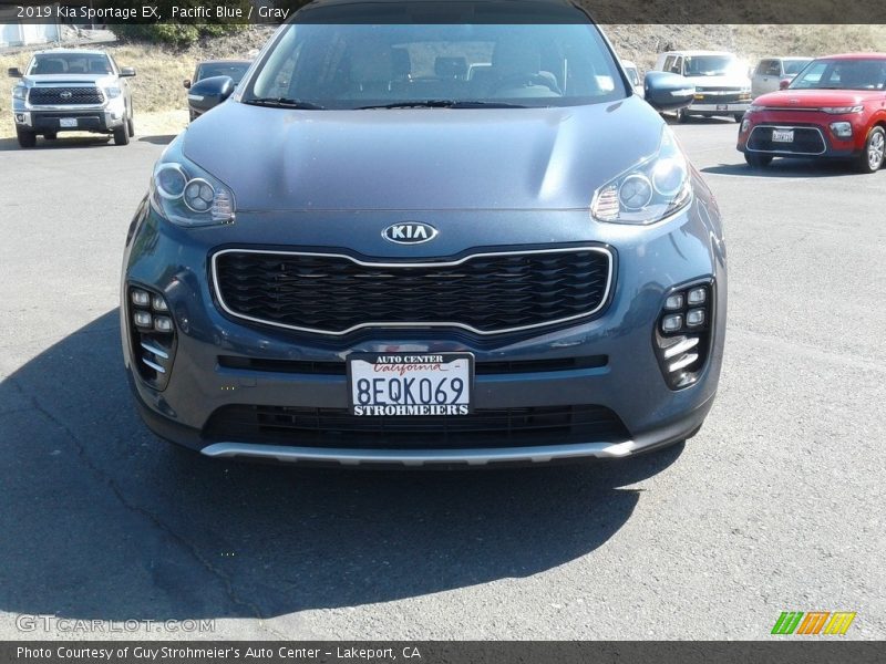 Pacific Blue / Gray 2019 Kia Sportage EX