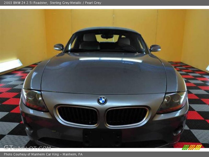 Sterling Grey Metallic / Pearl Grey 2003 BMW Z4 2.5i Roadster