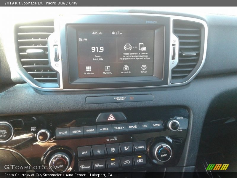 Pacific Blue / Gray 2019 Kia Sportage EX