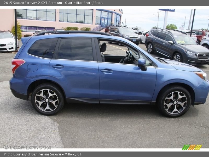 Quartz Blue Pearl / Black 2015 Subaru Forester 2.0XT Premium