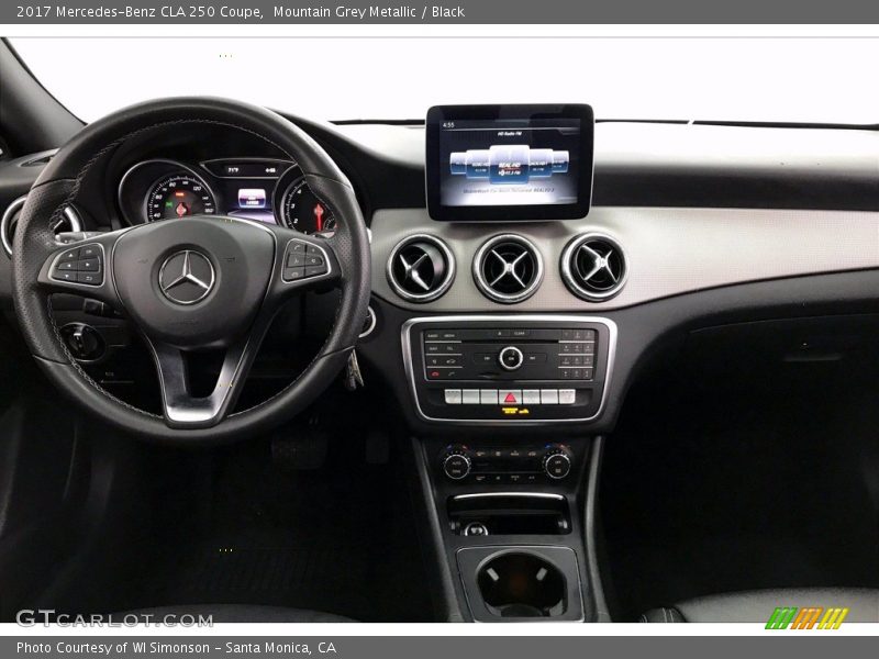 Mountain Grey Metallic / Black 2017 Mercedes-Benz CLA 250 Coupe