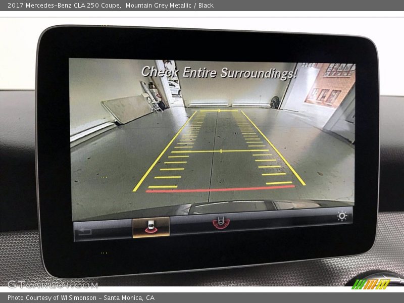 Mountain Grey Metallic / Black 2017 Mercedes-Benz CLA 250 Coupe