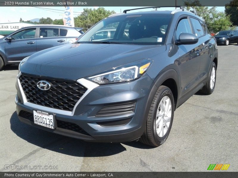 Aqua Blue / Black 2020 Hyundai Tucson Value