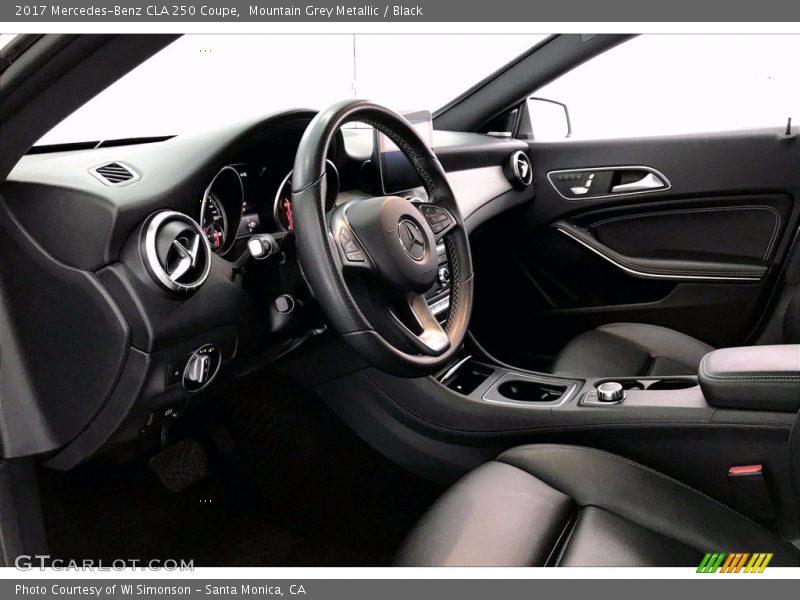 Mountain Grey Metallic / Black 2017 Mercedes-Benz CLA 250 Coupe
