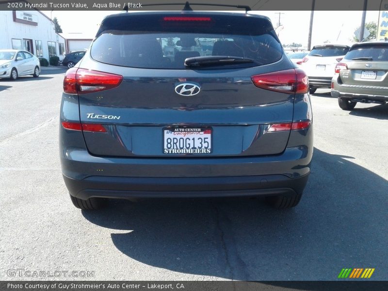 Aqua Blue / Black 2020 Hyundai Tucson Value