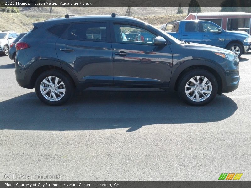 Aqua Blue / Black 2020 Hyundai Tucson Value