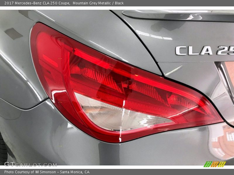 Mountain Grey Metallic / Black 2017 Mercedes-Benz CLA 250 Coupe