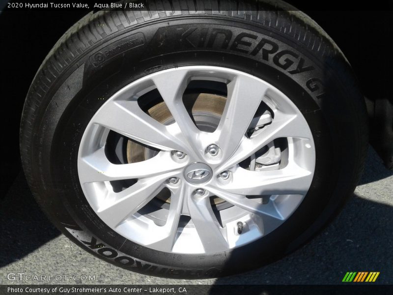 Aqua Blue / Black 2020 Hyundai Tucson Value