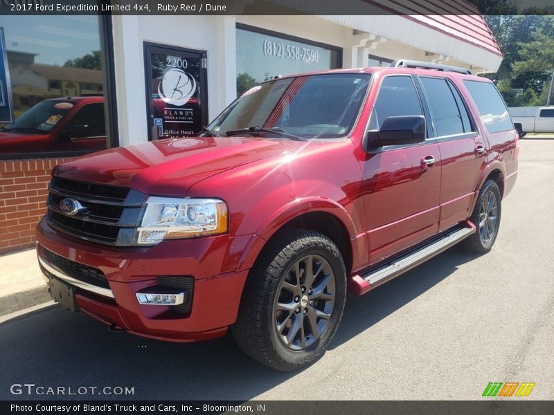 Ruby Red / Dune 2017 Ford Expedition Limited 4x4