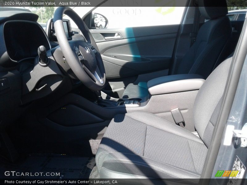 Aqua Blue / Black 2020 Hyundai Tucson Value
