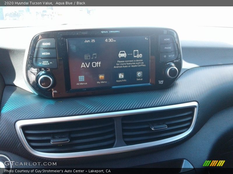 Aqua Blue / Black 2020 Hyundai Tucson Value