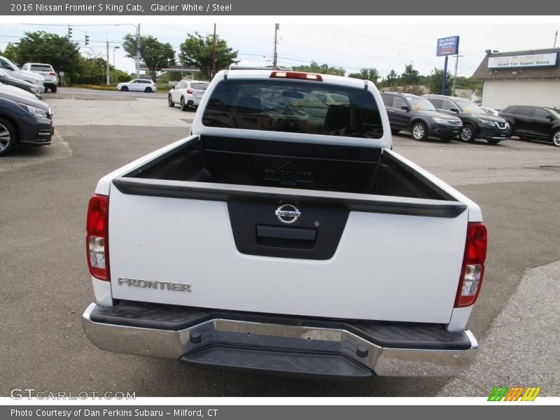 Glacier White / Steel 2016 Nissan Frontier S King Cab