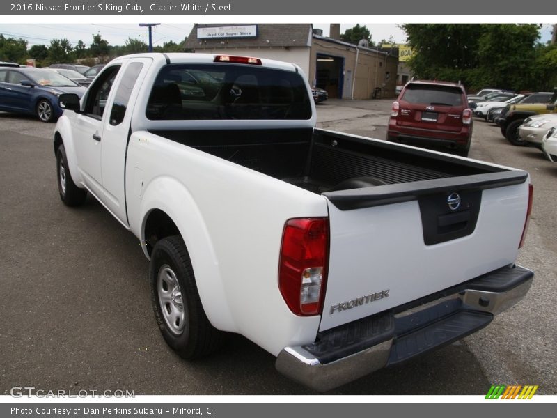 Glacier White / Steel 2016 Nissan Frontier S King Cab