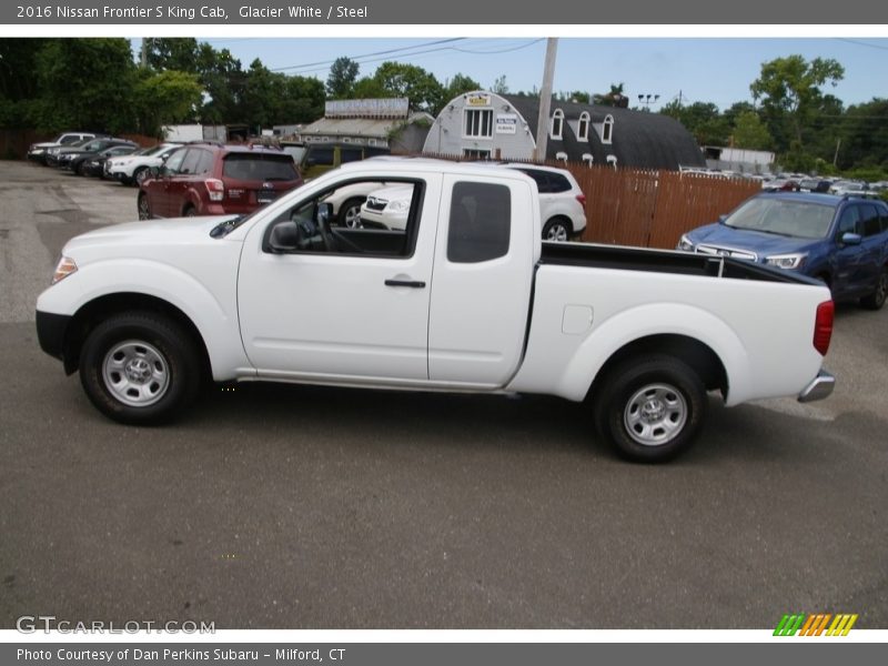 Glacier White / Steel 2016 Nissan Frontier S King Cab