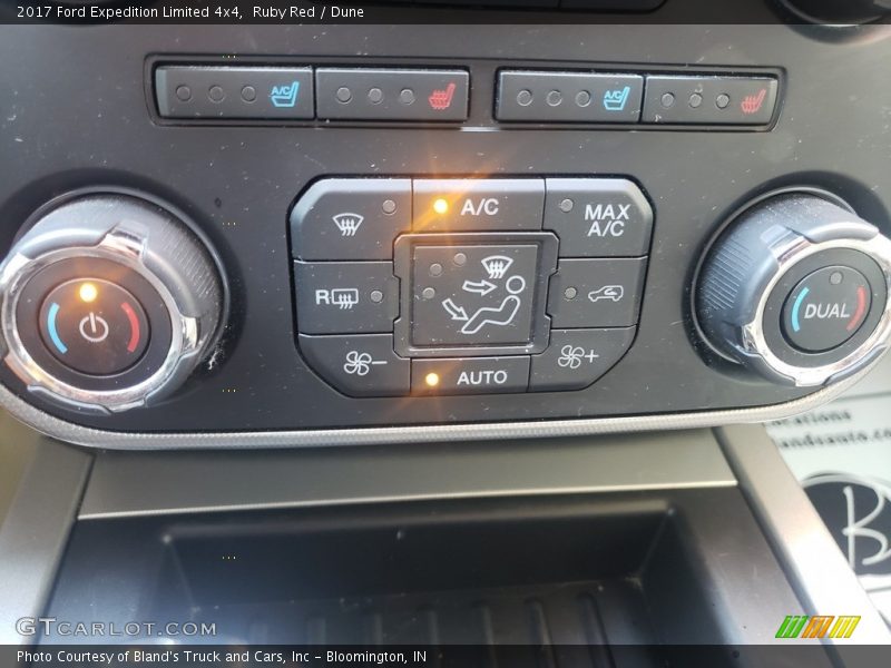 Ruby Red / Dune 2017 Ford Expedition Limited 4x4