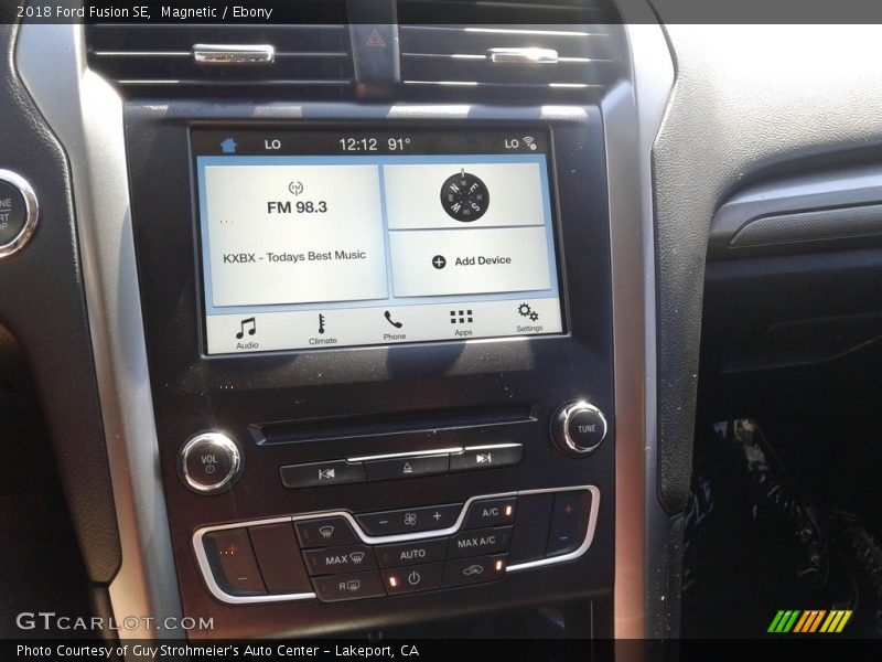 Magnetic / Ebony 2018 Ford Fusion SE