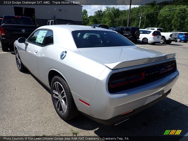 Triple Nickel / Black 2019 Dodge Challenger SXT AWD