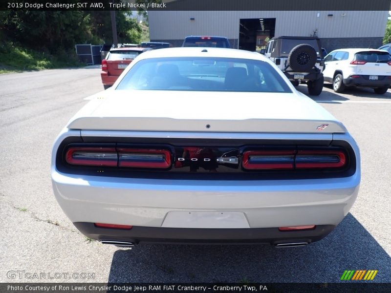 Triple Nickel / Black 2019 Dodge Challenger SXT AWD